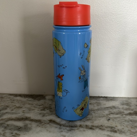 Disney Zootopia stainless steel water bottle NWOT - Picture 2 of 3